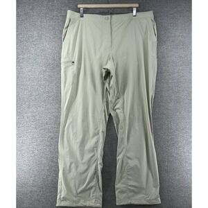 LL Bean Hiking Pants Women Size 20 Tall Beige Outdoor